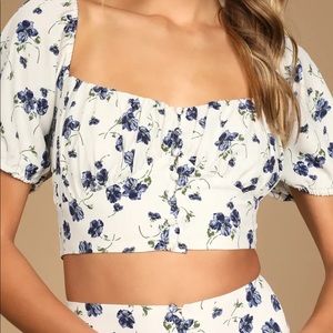 Lulu’s white floral set